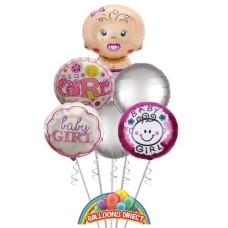 Baby Girl Ultimate Balloon Bouquet