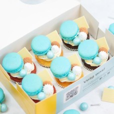 Topped Cupcakes - Blue (6 pieces)
