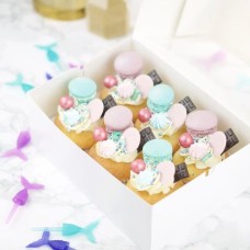 Topped Cupcakes - Mermaid (6 pieces)