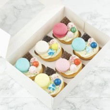 Topped Cupcakes - Rainbow (6 pieces)