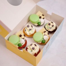Football Cupcakes (6 pieces)