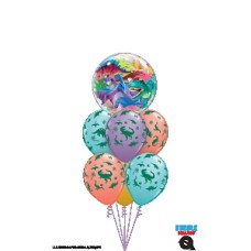 Dinosaur Bubble Balloon Bouquet