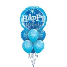 Jumbo Blue Sparkle Balloon Gift