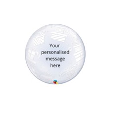 Personalised Presents Bubble Balloon 60cm