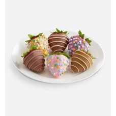 Springtime Dipped Strawberries (Half Dozen)
