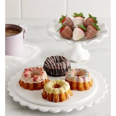 Signature Bundt Cake Assortment with Mother’s Day Drizzled Strawberries (Signature Bundt Cake Assortment)