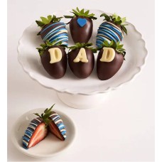 Amazing Dad Belgian Chocolate Berries (Half Dozen)