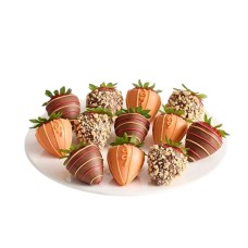 Gourmet Fall Dipped Fancy Strawberries 12ct/24ct (Full Dozen)