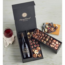 Belgian Chocolate Bento Box with Reserve Pinot Noir