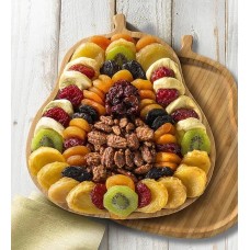Plentiful Pear Server with Fruits & Nuts