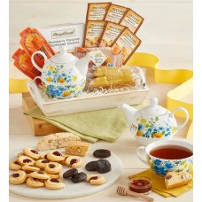 Teatime For One with Teapot Gift Basket