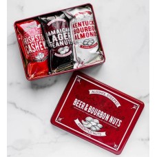 Liquor Nuts in Gift Tin (Beer & Bourbon Liquor Peanuts)