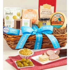 Birthday Epicurean Meat & Cheese Gift Basket