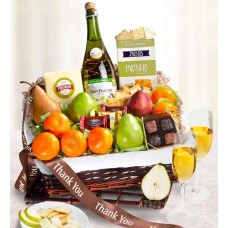 Wonderful You Thank You Gourmet Fruit Gift Basket