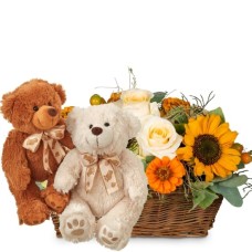 Enchantment of Nature with two teddy bears (Minimum)