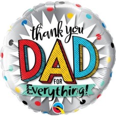 'Thank You Dad For Everything!' Balloon - 18" Foil (15.95)