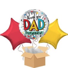 Thank You Dad Balloon Bouquet - 18" Foil (15.95)