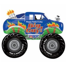 HFD Monster Truck SuperShape Balloon 31 X 23in