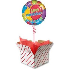Happy Anniversary Glitter Balloon