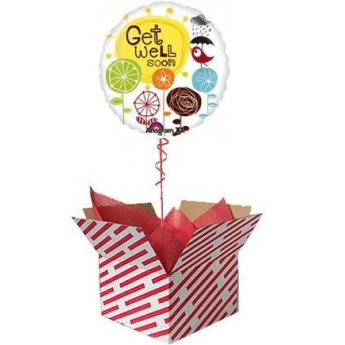 Get Well Messages Balloon Gift