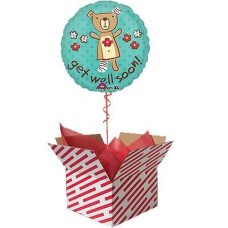 Get Well Bear Balloon Gift