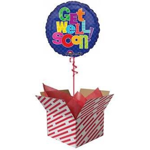 Multi Patterns Get Well Balloon