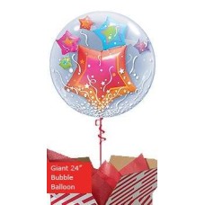 Large Stars and Streamers Bubbles Balloon