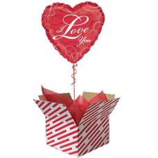 I Love You Swirls Balloon Gift