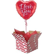 I Love You Script Modern Balloon