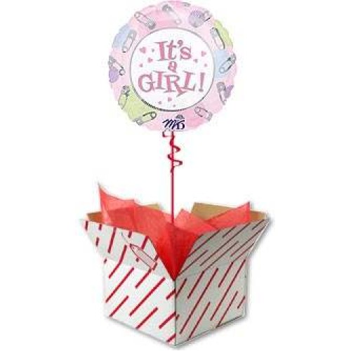 Baby Girl Gift Pack - Balloon and Bear