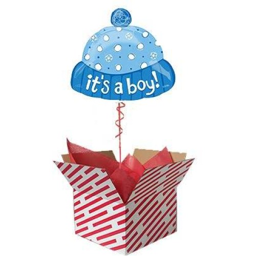It's a Baby Boy Hat Balloon