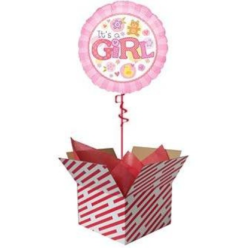 It's A Girl Balloon Gift