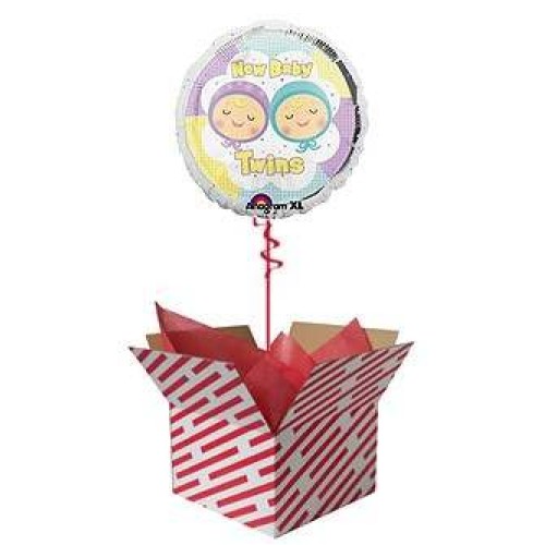 New Baby Twins Balloon Gift I