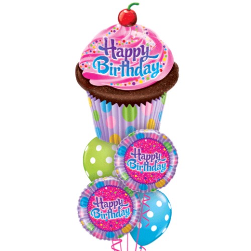 Large Happy Birthday Balloon Bouquet