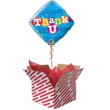 Thank U Colourful Dots Balloon Gift