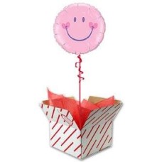 Sweet Smile Face Pink Balloon