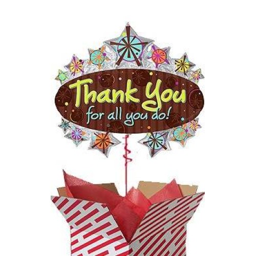 Large Thank You Marquee Balloon