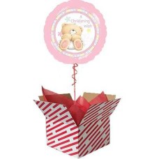Forever Friends Pink Christening Balloon