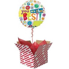 You Are The Best Whimsy Dots Foil Balloon
