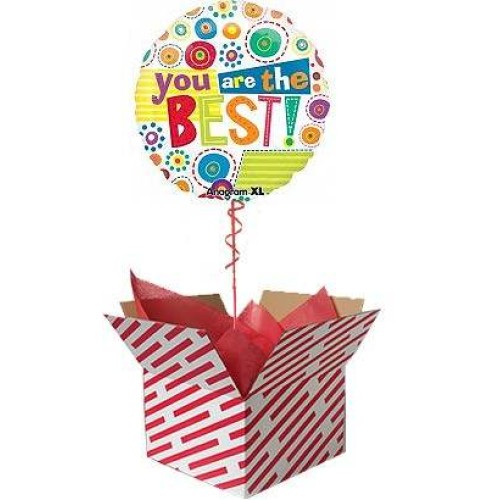 You Are The Best Whimsy Dots Foil Balloon