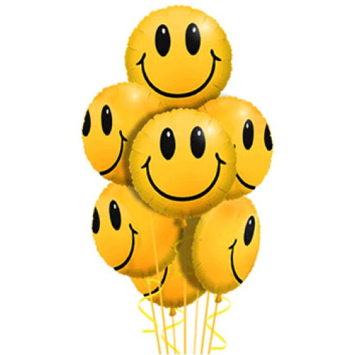 Smiley Balloon Bouquet
