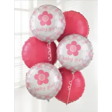 It's A Girl Balloon bouquet (3)