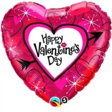 Vaalentines Day Balloon - Cupids Heart (1 Balloon)