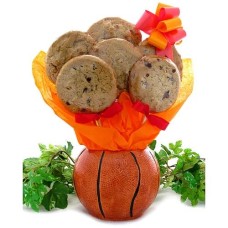 Gluten Free Basketball Gift Cookie Bouquet (1/2 Dozen)