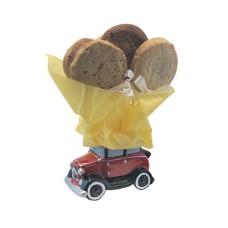 Antique Car Gluten Free Cookie Planter Gift (1/2 Dozen)
