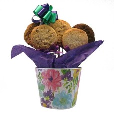 Floral Pot Gluten Free Cookie Bouquet (1/2 Dozen)