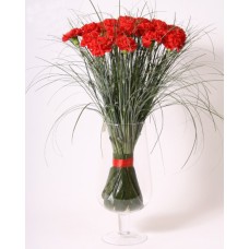 Red carnation bouquet (Small)