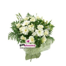 Bouquet of flowers Snow-white fantasy