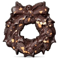 Large Festive Wreath | Dark Chocolate