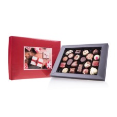 Chocolates with a photo - Grand red